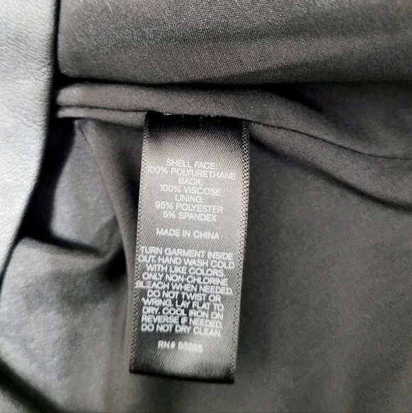 Vegan Leather Tank & Corset Peplum Tops 2pc Bundle, S - Picture 9 of 9